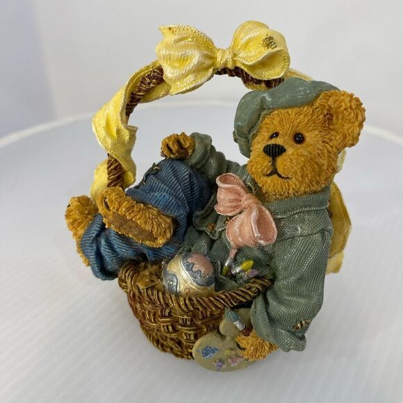 Boyds Bears Rembrandt Eggsellent Work Figurine Easter The Bearstone Collection - Picture 14 of 16